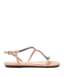 Sale Agaviny Studded Nubuck Sandal