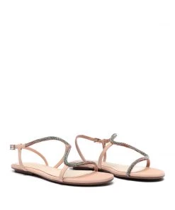 Sale Agaviny Studded Nubuck Sandal