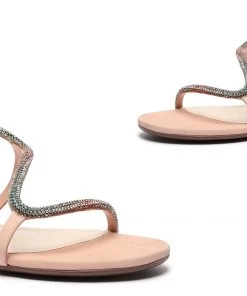 Sale Agaviny Studded Nubuck Sandal