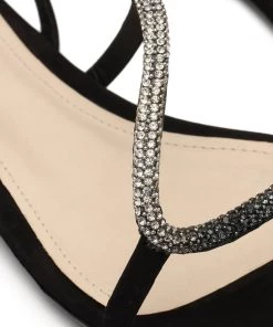 Sale Agaviny Studded Nubuck Sandal