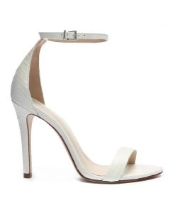 Sandals Cadey-Lee Crocodile-Embossed Leather Sandal