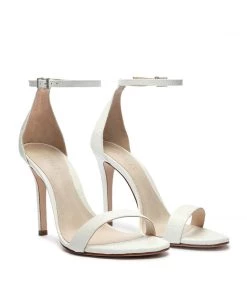 Sandals Cadey-Lee Crocodile-Embossed Leather Sandal