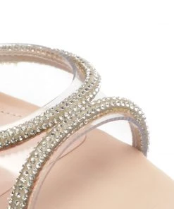 Sale Louise Vinyl & Nappa Leather Sandal