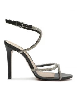 Sale Louise Vinyl & Nappa Leather Sandal