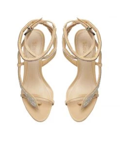 Sale Courtney Crystal Nappa Leather Sandal