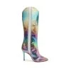 Sale Maryana Metallic Leather Boot