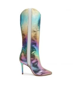 Sale Maryana Metallic Leather Boot