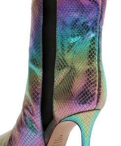 Sale Maryana Metallic Leather Boot