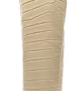 Essentials Maryana Lo Crocodile-Embossed Leather Boot