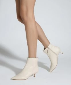 Bets-CO Mikki Low Leather Bootie Booties