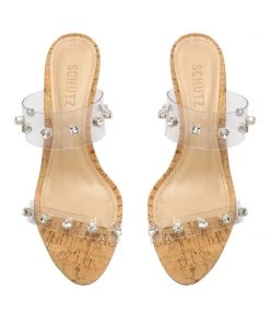 Sale Ariella Cork Vinyl Sandal