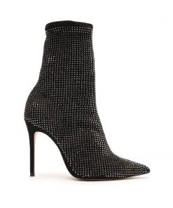 Sale Sybil Suede & Rhinestones Bootie
