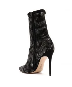 Sale Sybil Suede & Rhinestones Bootie