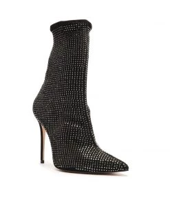 Sale Sybil Suede & Rhinestones Bootie