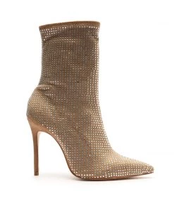Sale Sybil Suede & Rhinestones Bootie