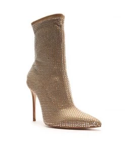 Sale Sybil Suede & Rhinestones Bootie