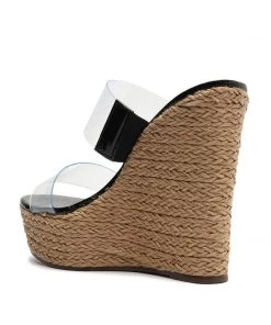 Sale Arien Vinyl & Patent Leather Sandal