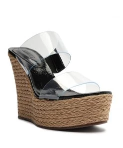 Sale Arien Vinyl & Patent Leather Sandal