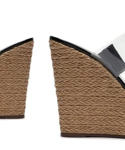 Sale Arien Vinyl & Patent Leather Sandal