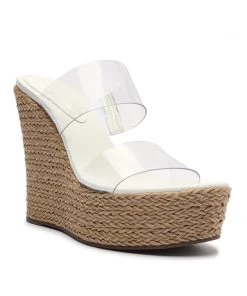 Sale Arien Vinyl & Patent Leather Sandal