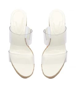 Sale Arien Vinyl & Patent Leather Sandal