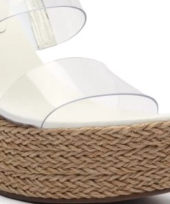 Sale Arien Vinyl & Patent Leather Sandal