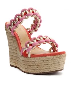Sale Juliet Suede & Metallic Leather Sandal