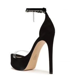 Sale Lah Nubuck Platform Sandal