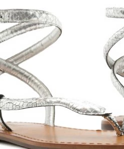 Spring 22 Sandals Courtney Metallic Leather Sandal