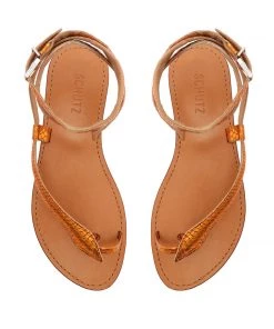 Sale Courtney Metallic Leather Sandal