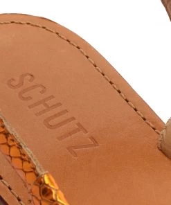 Sale Courtney Metallic Leather Sandal