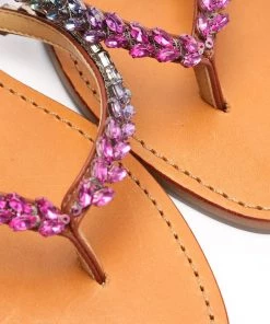 Sale Belle Nappa Leather Sandal