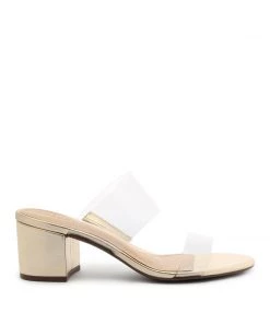 CO Victorie Metallic Leather Sandal