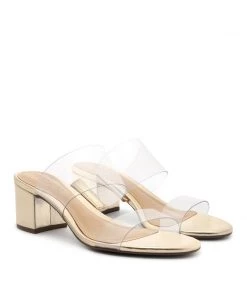CO Victorie Metallic Leather Sandal