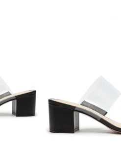 CO Victorie Vinyl & Leather Sandal