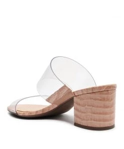 Victorie Crocodile-Embossed Leather Sandal 9 Victorie Crocodile-Embossed Leather Sandal