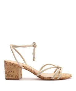 Sale Suzy Mid Block Leather Sandal