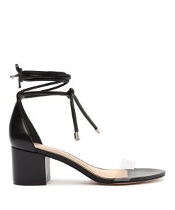 Pre Fall 22 New In Jessie Mid Block Nappa Leather & Vinyl Sandal