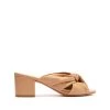 Sale Mindy Mid Block Nappa Leather Sandal