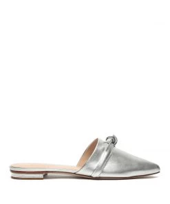 Sale Lay Metallic Leather Mule