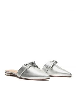 Sale Lay Metallic Leather Mule