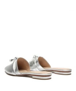 Sale Lay Metallic Leather Mule