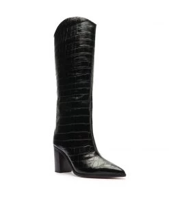Analeah Wide Crocodile Boot Boots