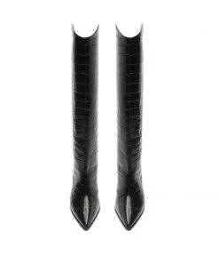 Analeah Wide Crocodile Boot Boots