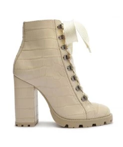 Fall 22 Zhara Crocodile-Embossed Leather Bootie