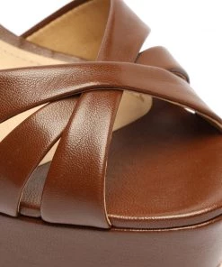 Summer 22 Keefa Nappa Leather Sandal New In