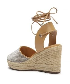 Sale Celinah Nappa Leather Espadrille