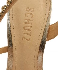 Sale Court Metallic Sandal