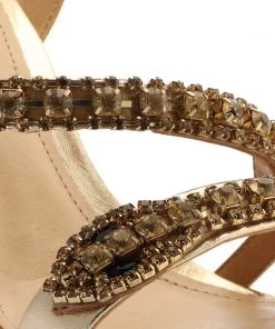 Sale Court Metallic Sandal