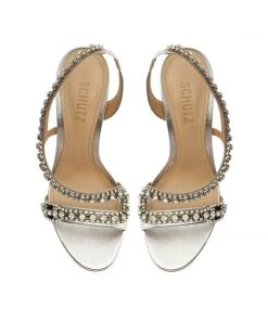 Sale Court Metallic Sandal